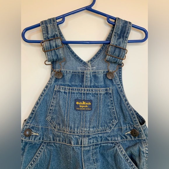 OshKosh 2T Denim Overalls - Picture 2 of 6
